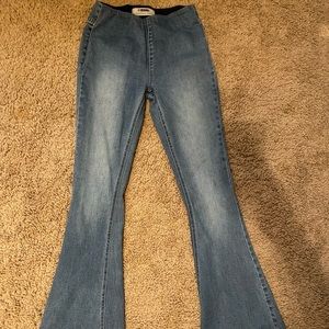 Denim | high waisted STRETCH no button/zipper or belt loops